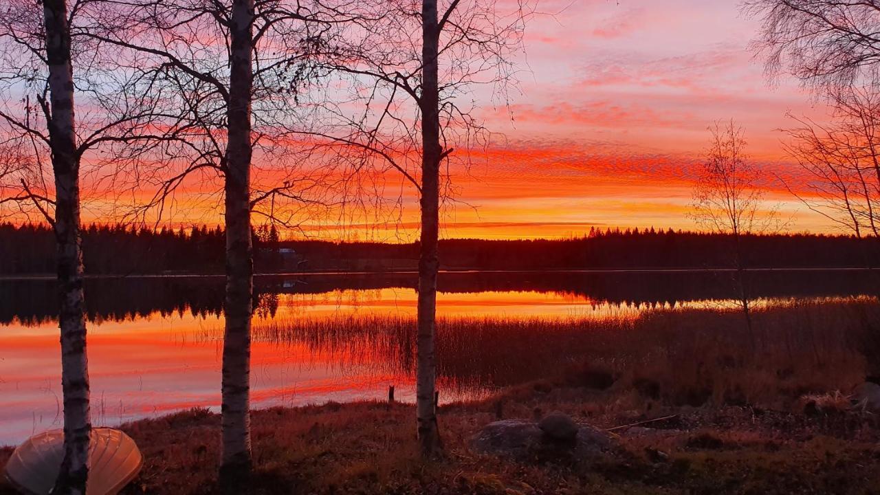 Viihtyisae Kolmio Jaerven Rannalla Haapavesi Esterno foto
