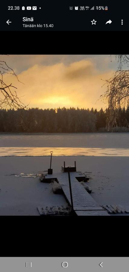 Viihtyisae Kolmio Jaerven Rannalla Haapavesi Esterno foto